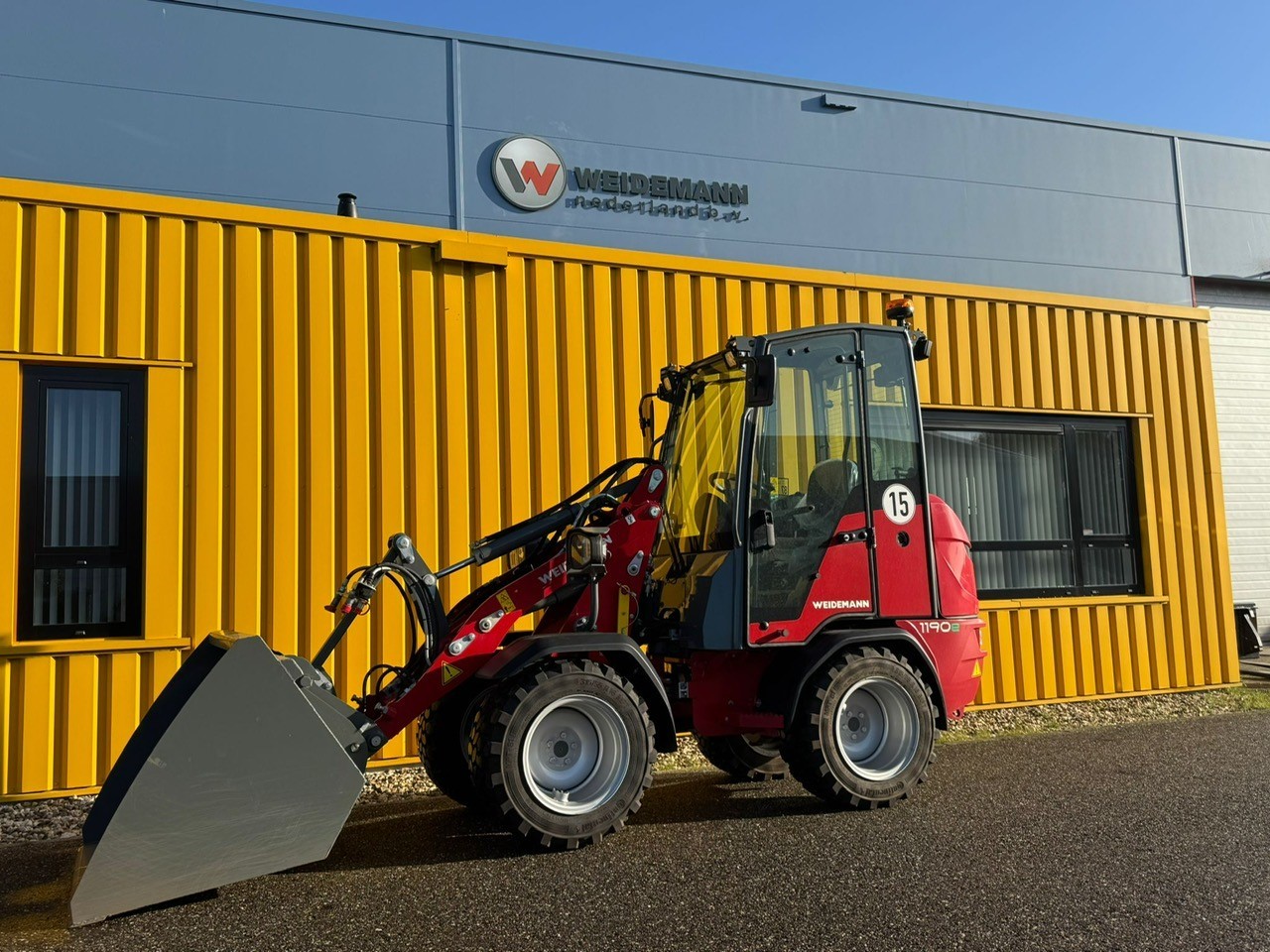 Weidemann 1190 E Cabine ex-fabrieks demo